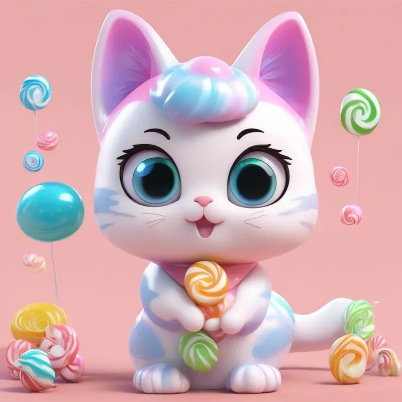 Candyland Dreams Neon Candy Girls In 3D