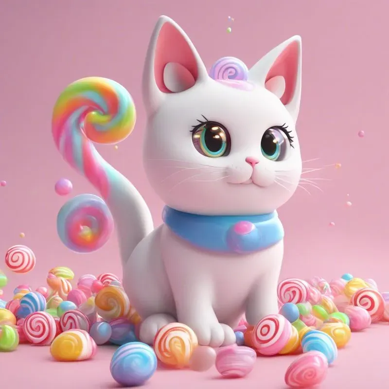 Candyland Dreams Neon Candy Girls In 3D