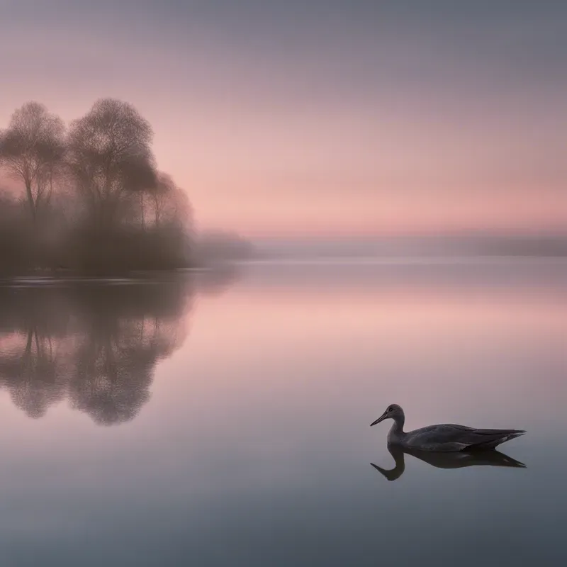 Tranquil Lake Reflections