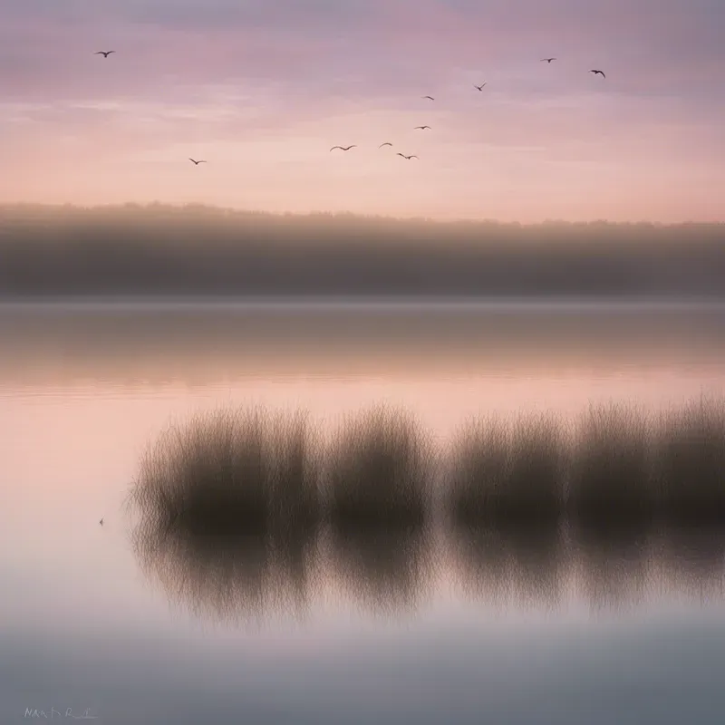 Tranquil Lake Reflections