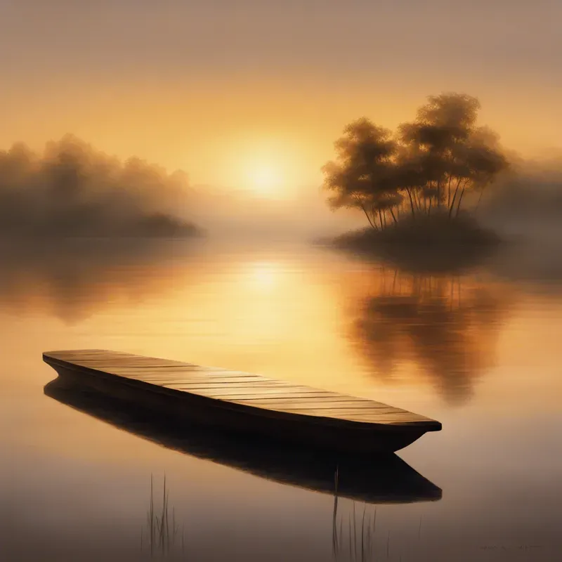 Tranquil Dawns Over Misty Waters