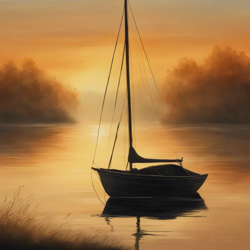 Tranquil Dawns Over Misty Waters