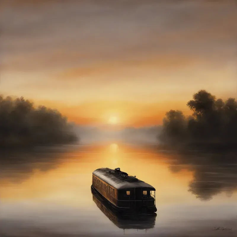 Tranquil Dawns Over Misty Waters