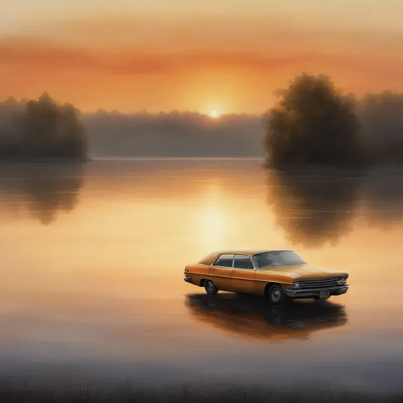 Tranquil Dawns Over Misty Waters