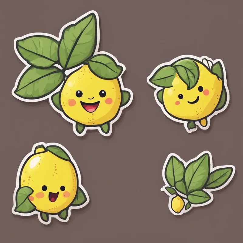 Cheerful Cherry Stickers