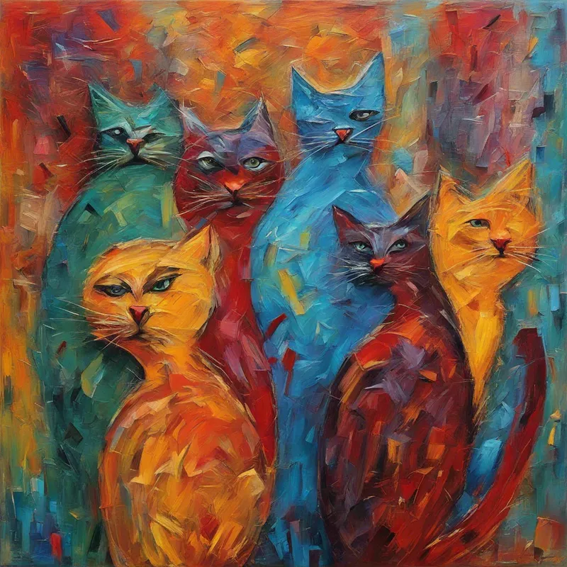 Surreal Impasto Symphonies