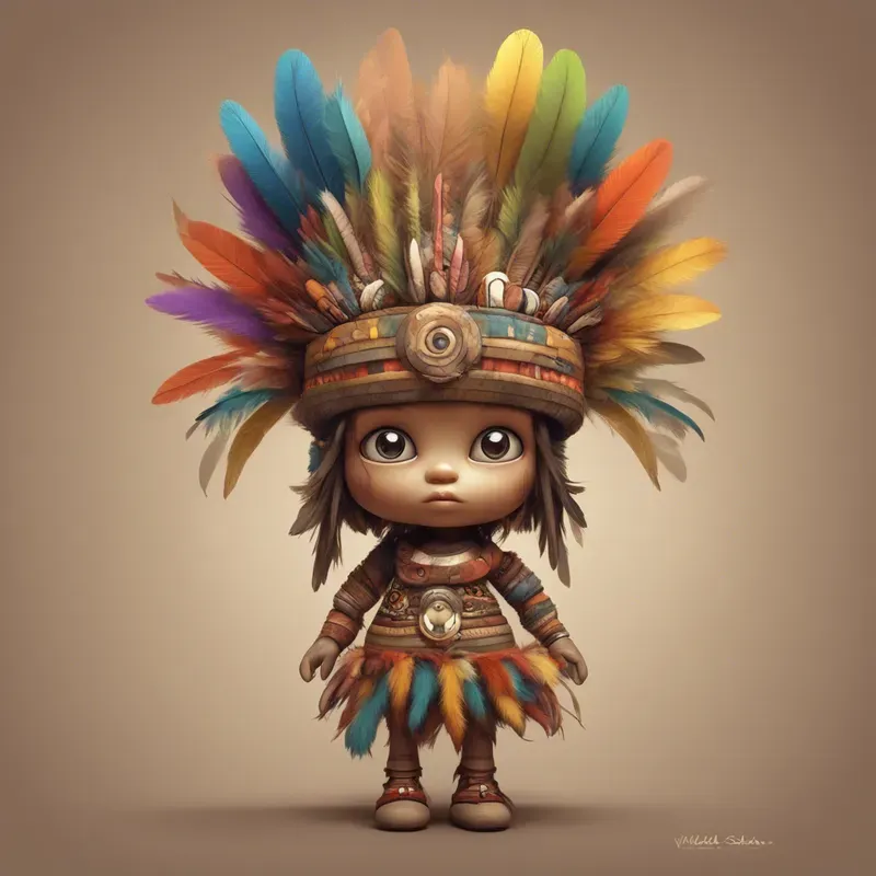 Feathered Spirit Dolls