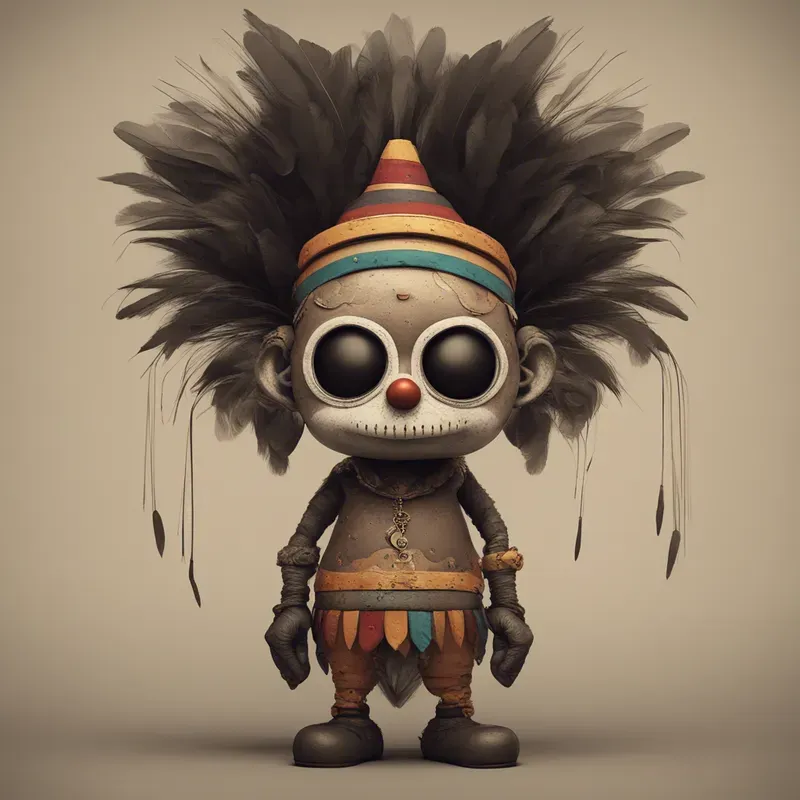 Feathered Spirit Dolls