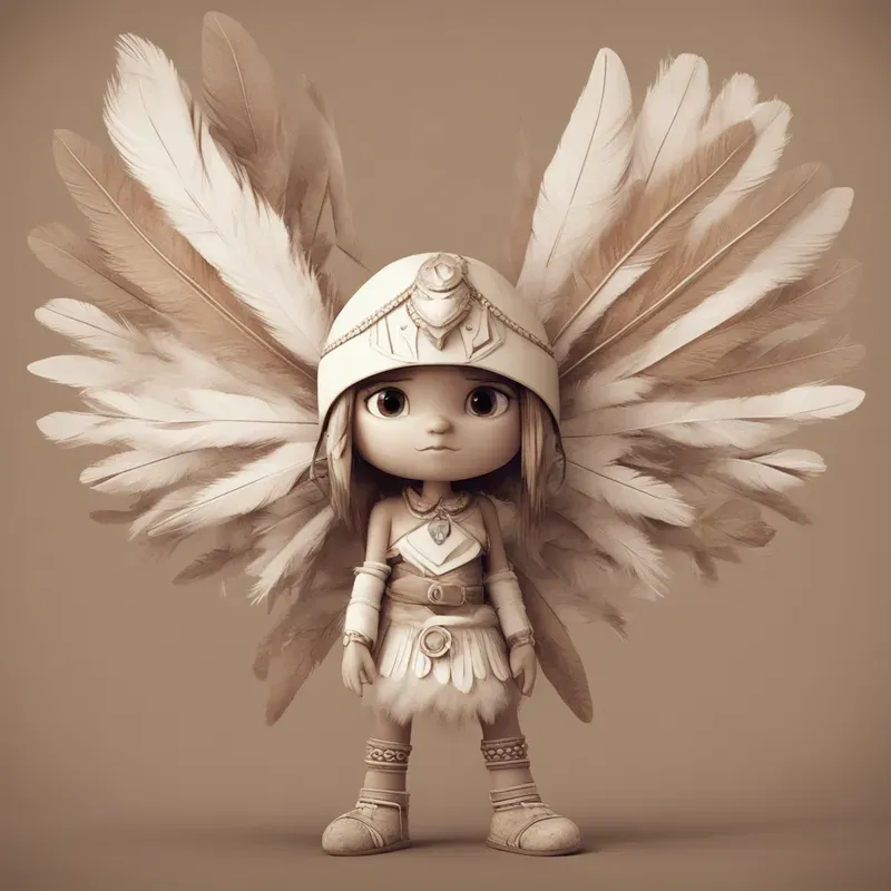 Feathered Spirit Dolls