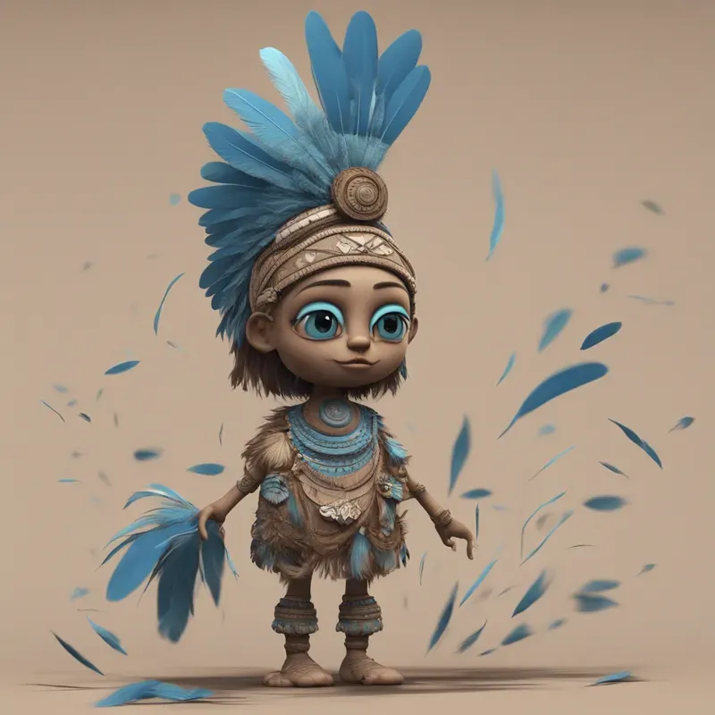 Feathered Spirit Dolls