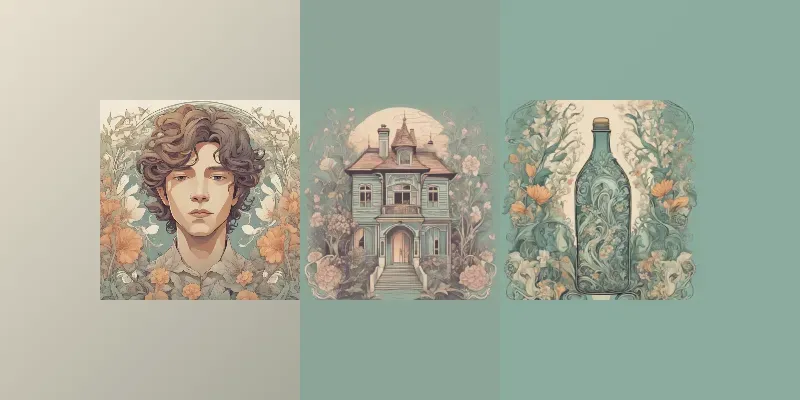 Art Nouveau Elegances generated by undefined