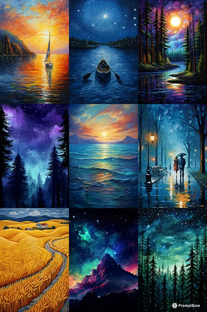 Wonderous Oil Painted Landscapes