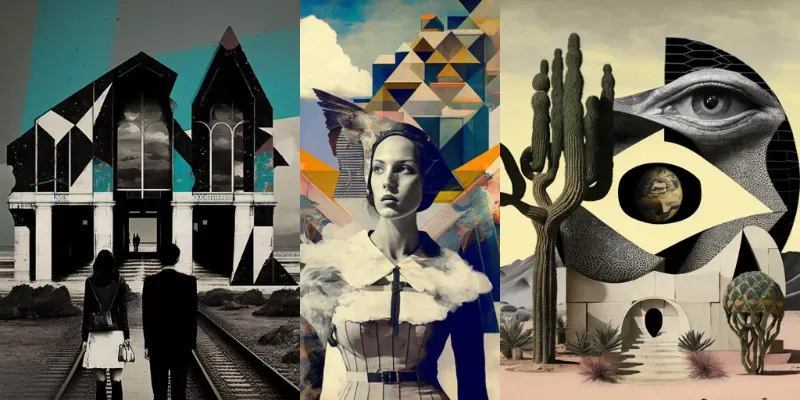 Creative Collage Collection generated by undefined