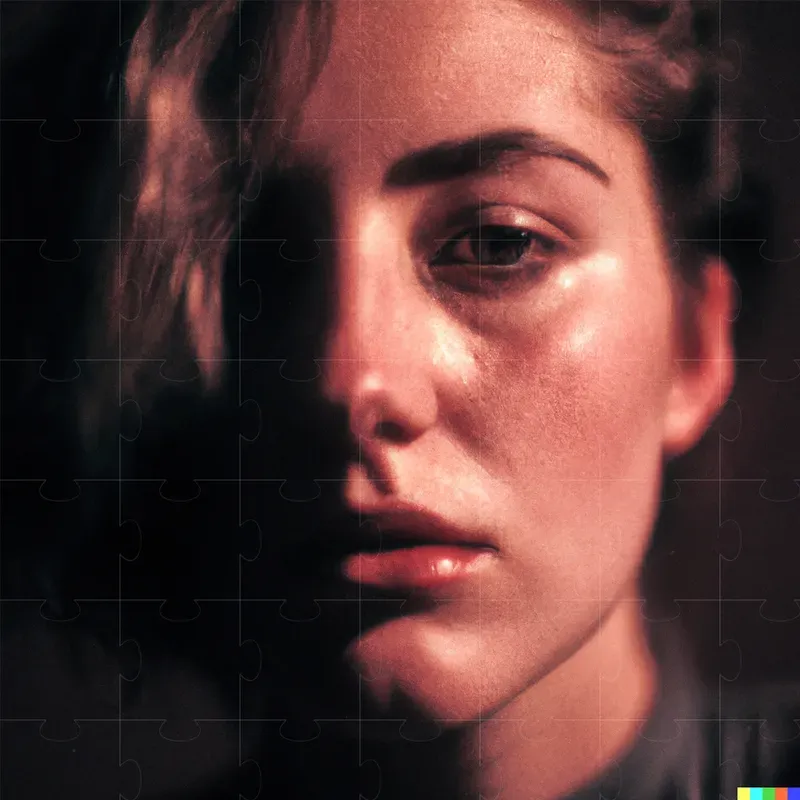 High Contrast Realistic Film Photography Portraits