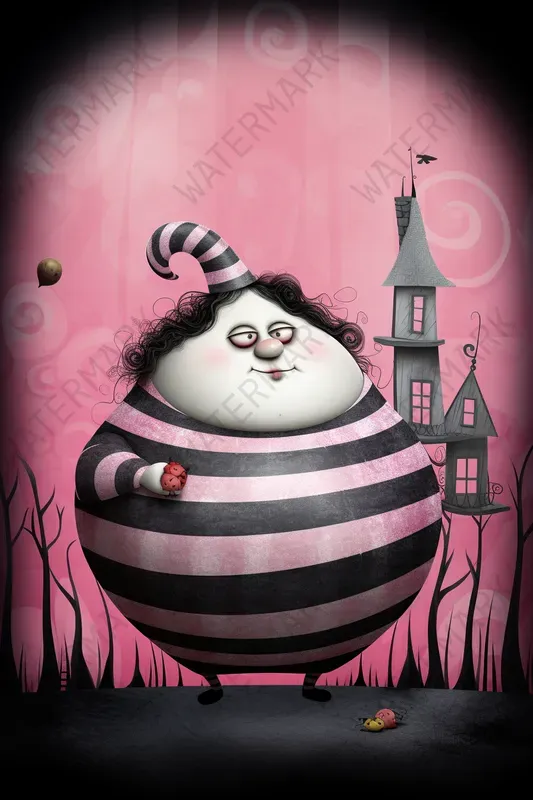 Cute Gothic Postcards Quirky Art Posters