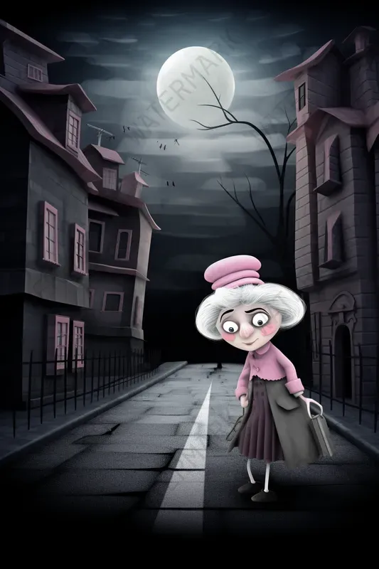 Cute Gothic Postcards Quirky Art Posters