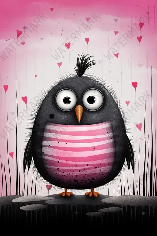 Cute Gothic Postcards Quirky Art Posters