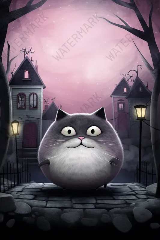 Cute Gothic Postcards Quirky Art Posters