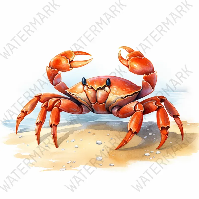 Beach Watercolor Clipart Summer Drawings