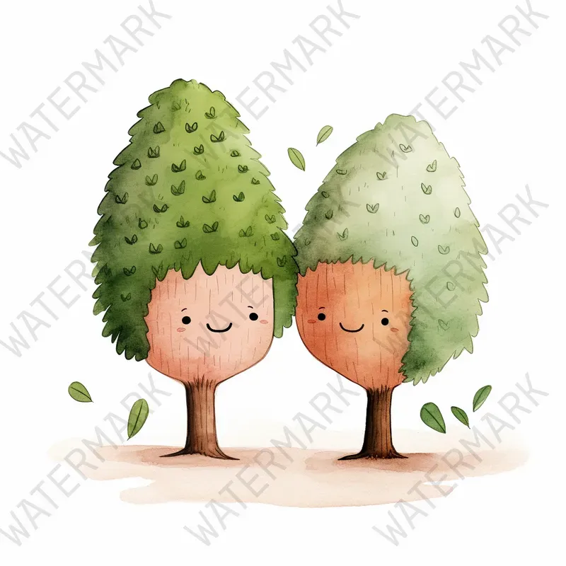 Cute Animals Couples In Love Nursery Art