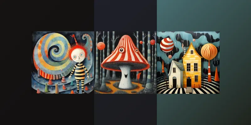 Whimsical Surreal Art Cute Surrealisms generated by undefined
