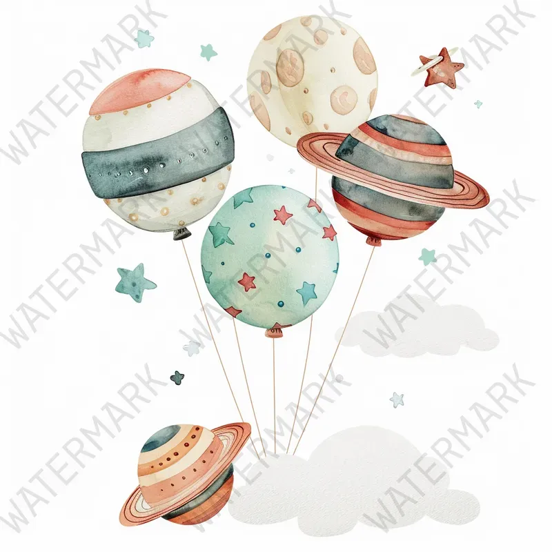 Birthday Astronaut Space Clipart