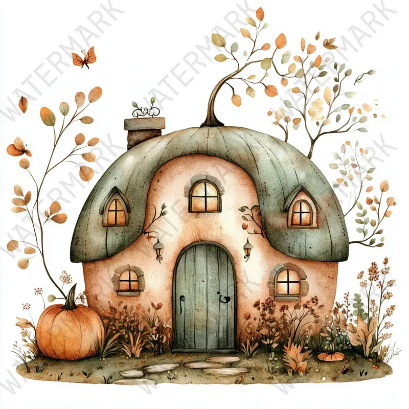 New Autumn Thanksgiving Watercolors