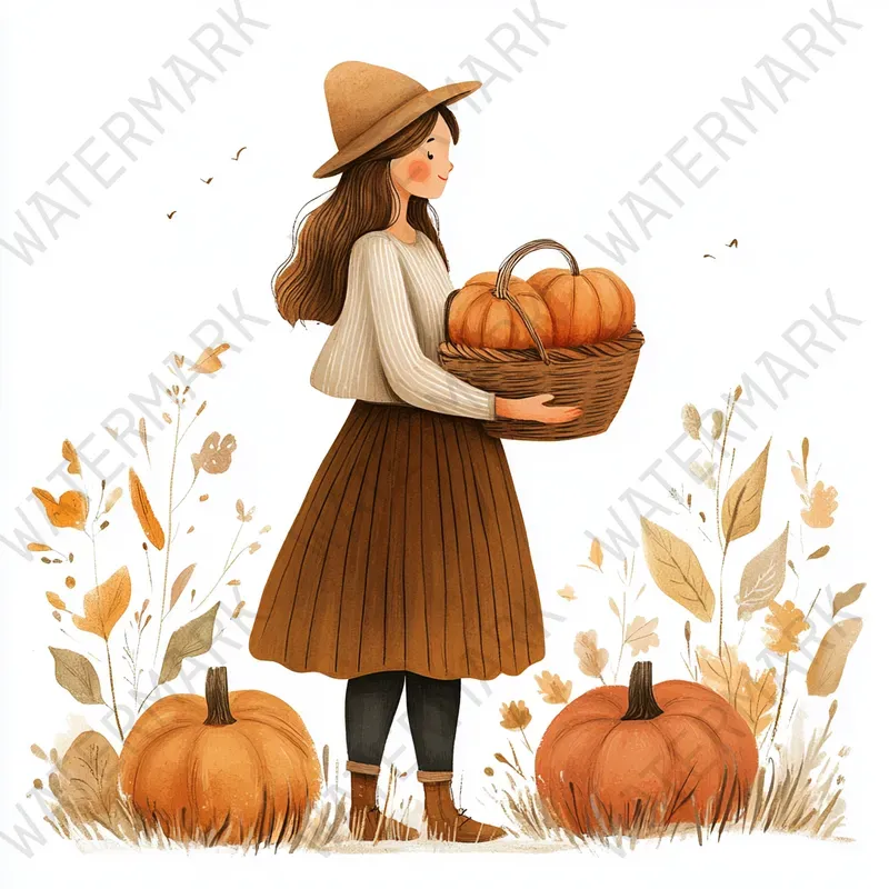New Autumn Thanksgiving Watercolors