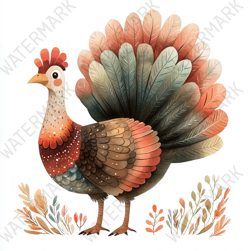 New Autumn Thanksgiving Watercolors