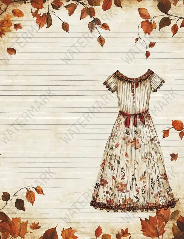Thanksgiving Autumn Lined Papers