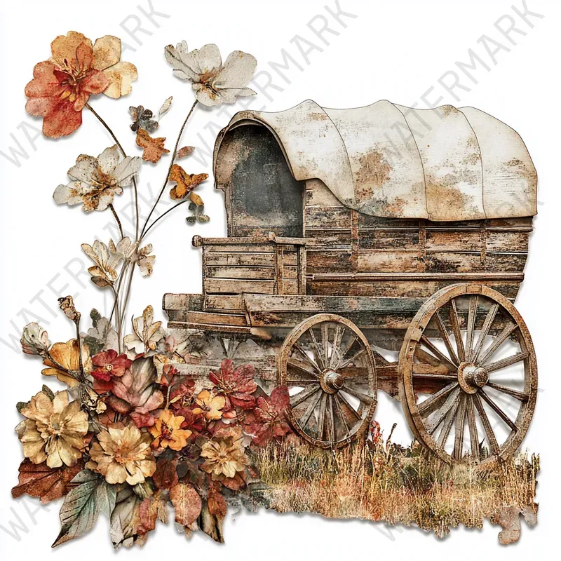 Rustic Country Theme Ephemera Clipart
