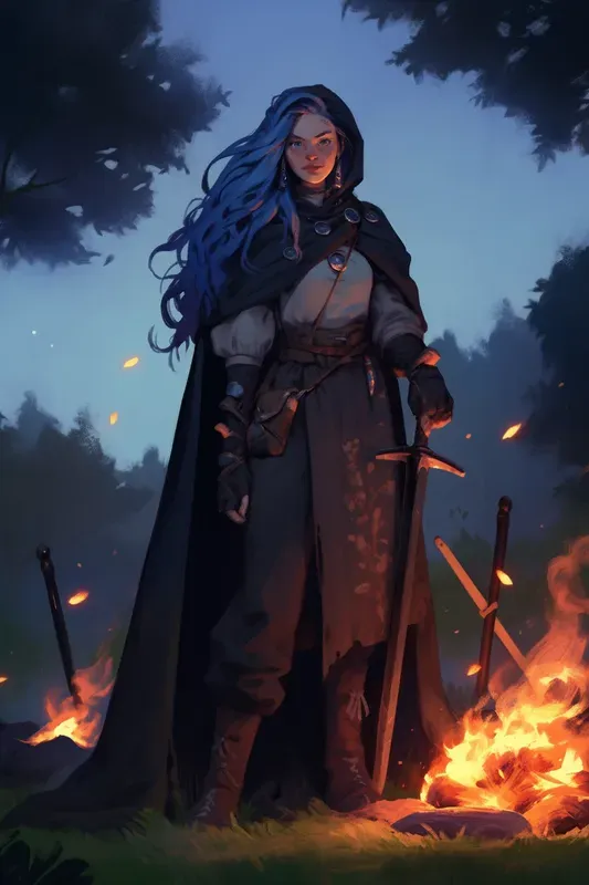 Female Ranger Book Cover Character Cards