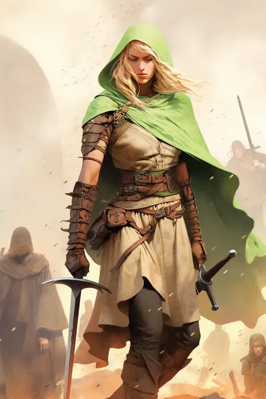 Female Ranger Book Cover Character Cards