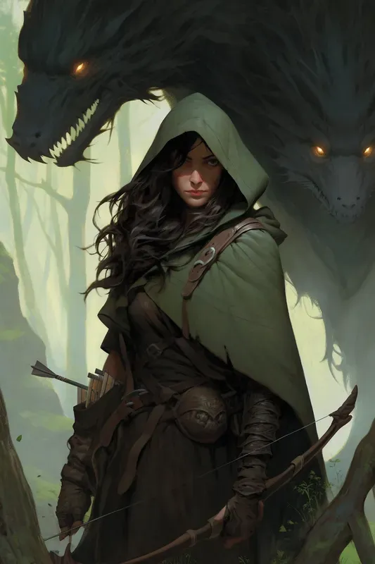 Female Ranger Book Cover Character Cards