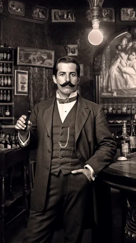 1800s Style Damaged Photos