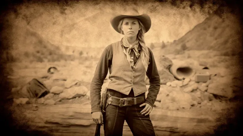 1800s Style Damaged Photos