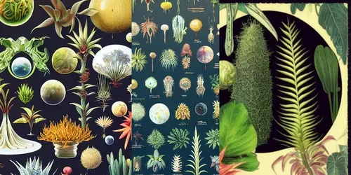 Plant Collage generated by midjourney
