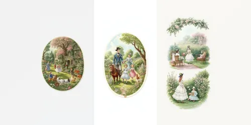 Victorian Garden Delights generated by leonardo