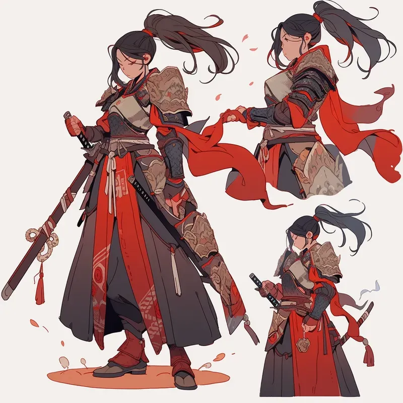 Wuxia Oriental RPG Characters