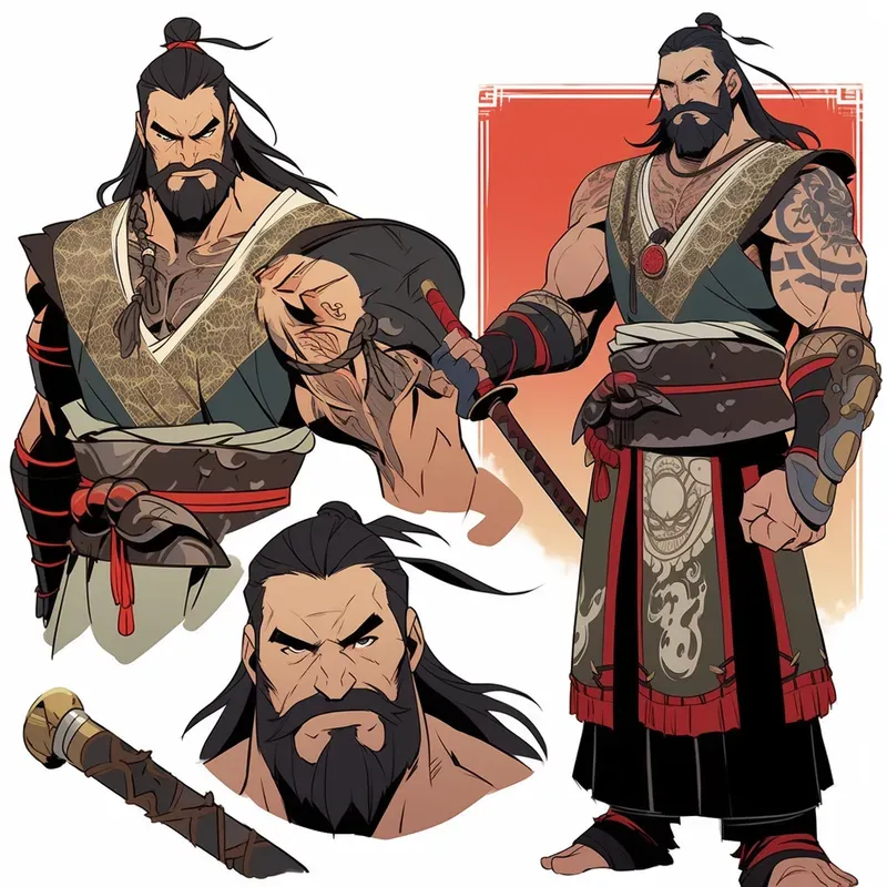 Wuxia Oriental RPG Characters