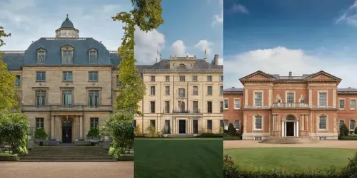 English Georgian-style Manors generated by stable-diffusion