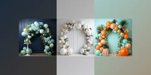 Balloon Party Garlands generated by midjourney