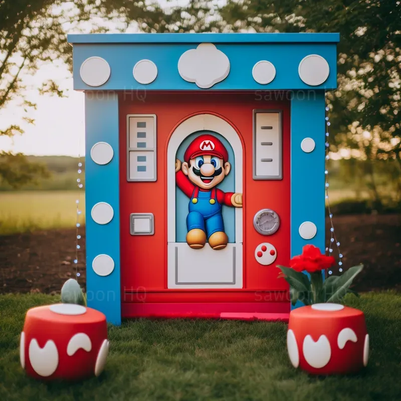 Modern Themed Photobooth Party Backdrops