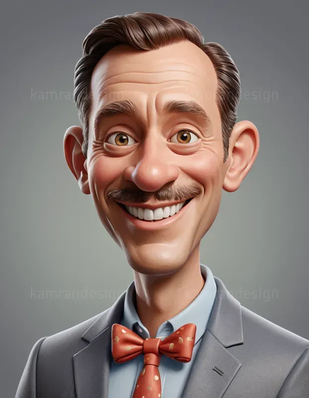 Pixar-inspired 3D Caricature Portraits