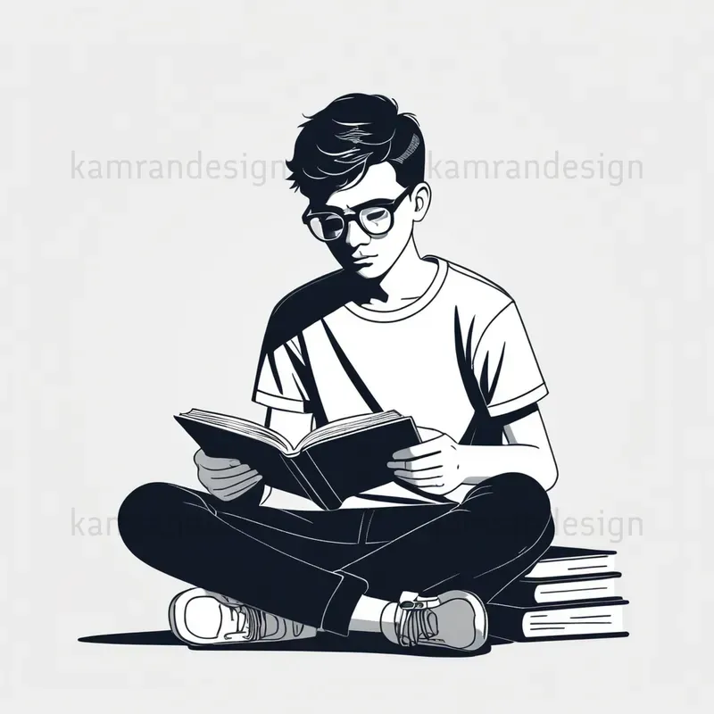 Notion Minimalist Character Art