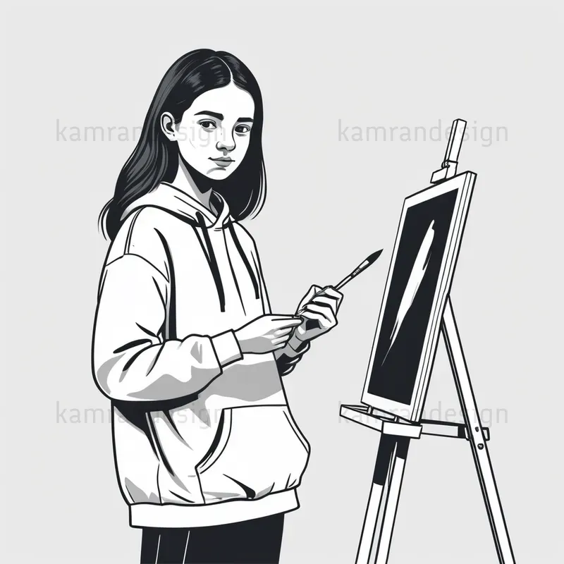 Notion Minimalist Character Art