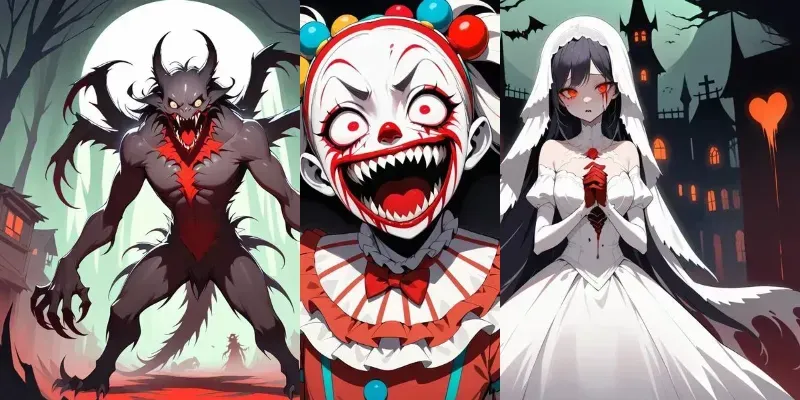 Horror Characters generated by undefined