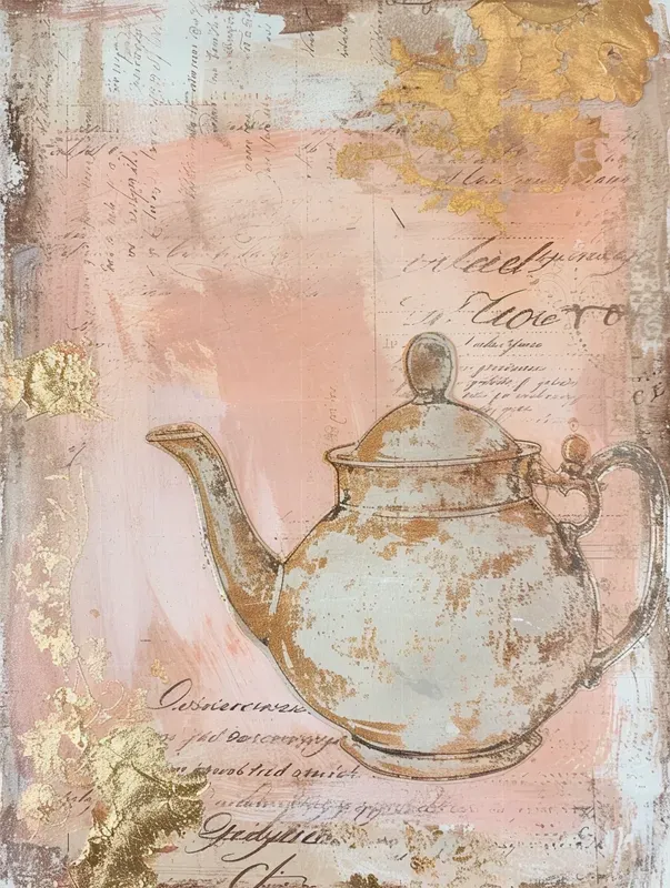 Gilded Antique Scrapbooking Paper