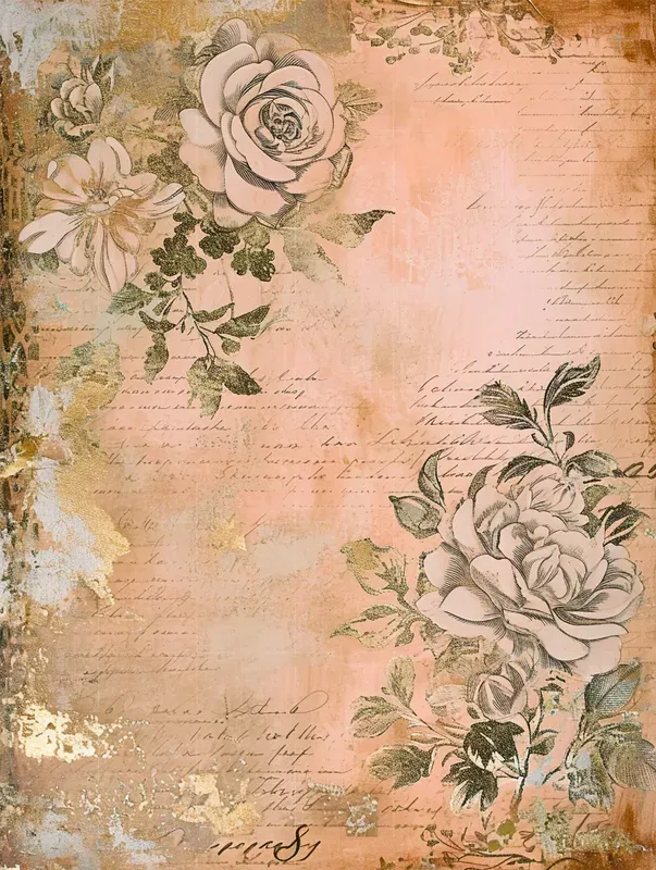 Gilded Antique Scrapbooking Paper