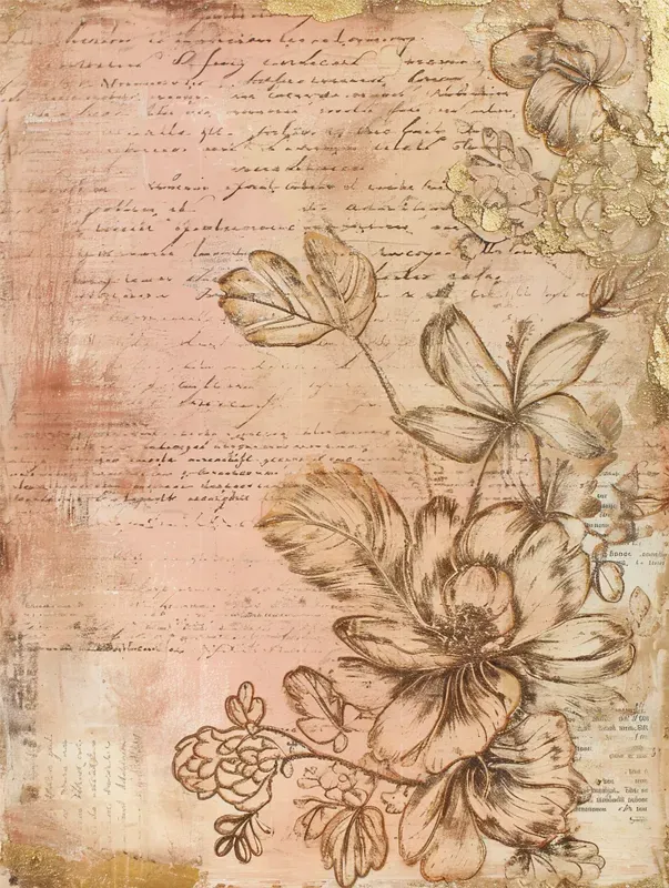 Gilded Antique Scrapbooking Paper